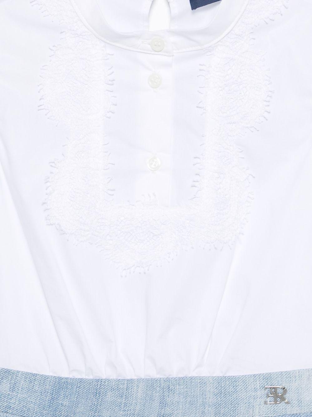 Abito per bambina Ermanno Scervino Junior multicolor con dettagli ricamati Z1G200 7116 0099 ERMANNO SCERVINO KIDS 