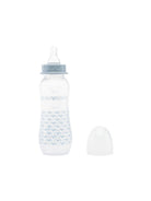 Set biberon per neonato Emporio Armani Kids azzurro con stampa con monogramma 409172 CC919 00631 EMPORIO ARMANI KIDS 