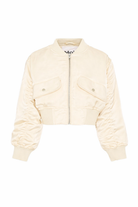 Giubbino per bambina Molo beige con chiusura a zip 5S26M401 5645 MOLO KIDS 