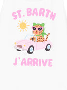Costume da bambino MC2 Saint barth Kids beige con cinghie CARO001 03866L MC2 ST. BARTH KIDS 