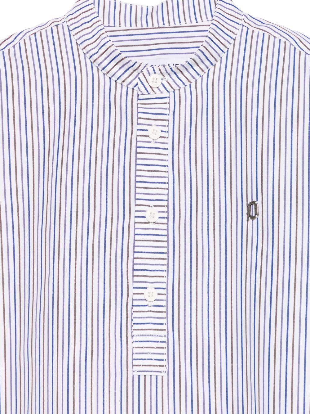 Camicia per bambino DONDUP Kids bianca con design a righe DMCA0510CR024 R001 DONDUP KIDS 
