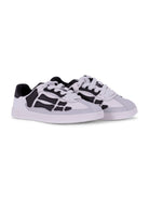 Sneakers Pacific Bones per bambino Amiri Kids bianche e nere con suola in rilievo ACSNSN1006 001 AMIRI KIDS 