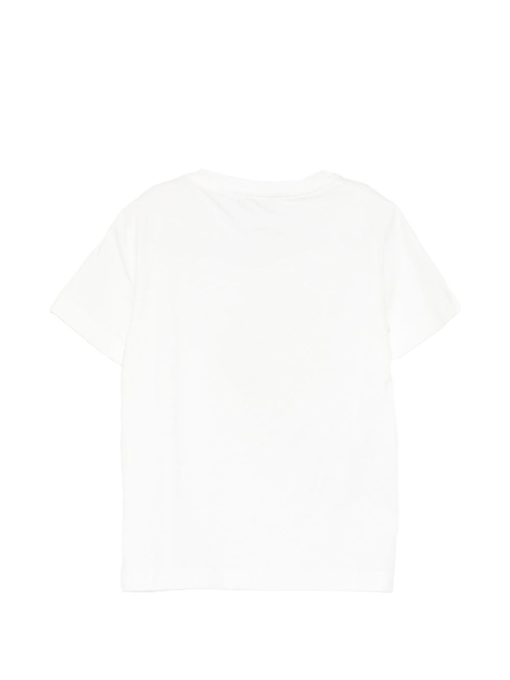 T-shirt per bambina Roberto Cavalli Kids bianca con monogramma CGP26025TS WHITE ROBERTO CAVALLI KIDS 