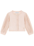 Cardigan per neonata Emporio Armani Kids rosa con trama lavorata a maglia EG000780 AF22791 U4013 EMPORIO ARMANI KIDS 