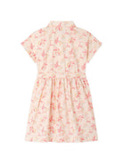 Abito per bambina Bonpoint beige con stampa floreale P06GDRW00001 603 BONPOINT KIDS 