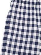 Bermuda per bambino Il Gufo bianco e blu a quadri con vita con coulisse elasticizzata P25PB180C3162 497 IL GUFO KIDS 