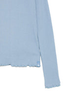 T-shirt per bambina Scotch & Soda Kids azzurra con ruches 180786 410 SCOTCH&SODA 