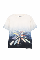 T-shirt per bambino Molo multicolore con stampa fotografica 1S26A208 9872 MOLO KIDS 