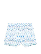 Costume per neonato Missoni Kids blu con motivo a zig-zag MYC509 Z3698 600AZ MISSONI KIDS 