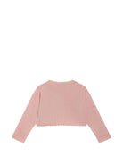 Cardigan per neonata Dolce & Gabbana Kids rosa con orlo a smerlo L2KWN2 JAIR0 F1246 DOLCE & GABBANA KIDS 