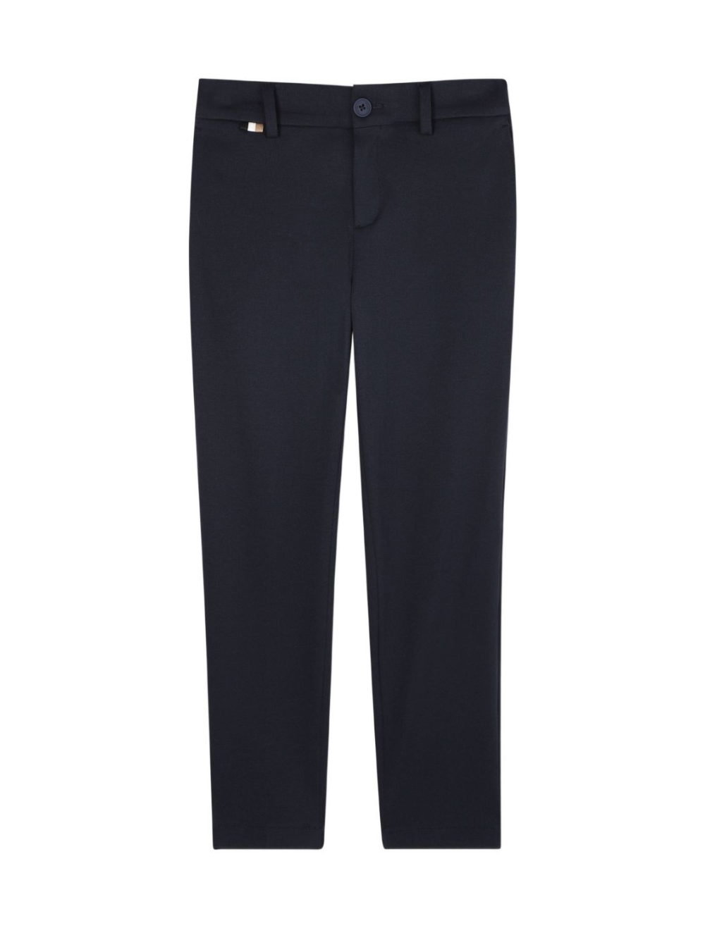 Pantaloni per bambino BOSS Kids blu con logo J52299 862 BOSS KIDS 