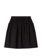 Gonna per bambina Bonpoint nera con ricamo cuori S06GSKW00006 199A BONPOINT KIDS 