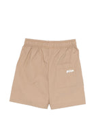 Shorts per bambino MSGM Kids beige con logo sul retro S6MSJBBE190 178 MSGM KIDS 