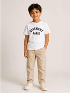 T-shirt per bambini Givenchy Kids bianca con stampa logo sul davanti H31345 10P GIVENCHY KIDS 