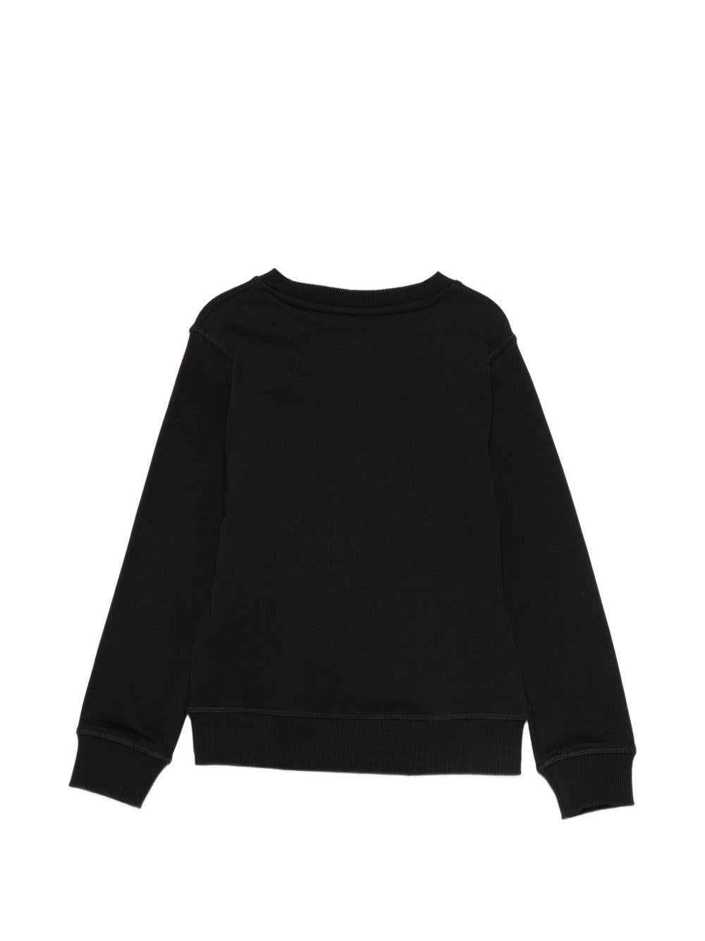Felpa per bambino Hugo Boss nera con dettaglio logo G01184 09B Hugo KIDS 