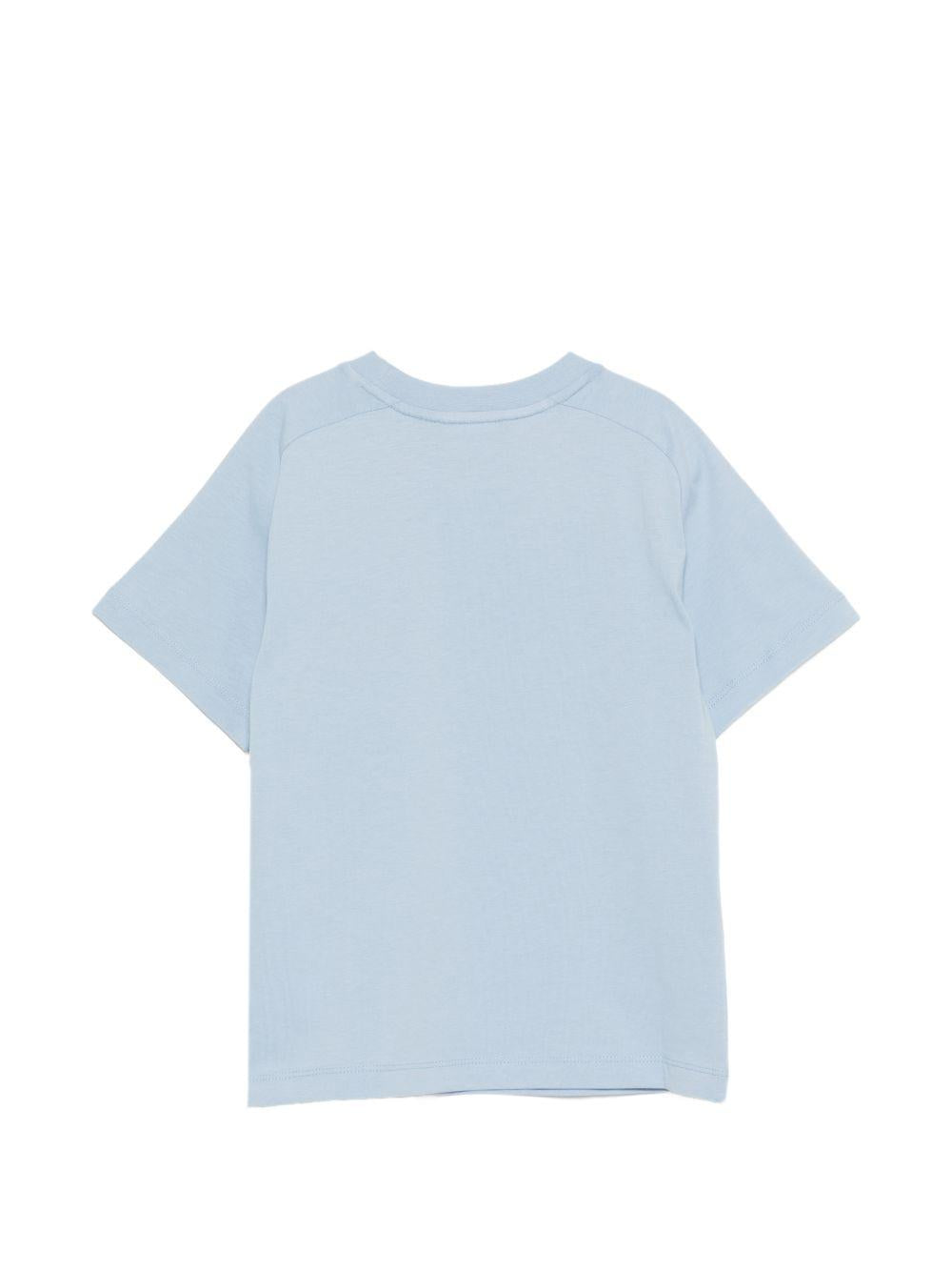 T-shirt per bambino Emporio Armani Kids azzrra con taschino sul petto EB000940 AF21820 U9360 EMPORIO ARMANI KIDS 