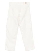 Pantaloni per bambino Eleventy Kids bianchi con tasche applicate EX6P50 I0233 101 ELEVENTY KIDS 