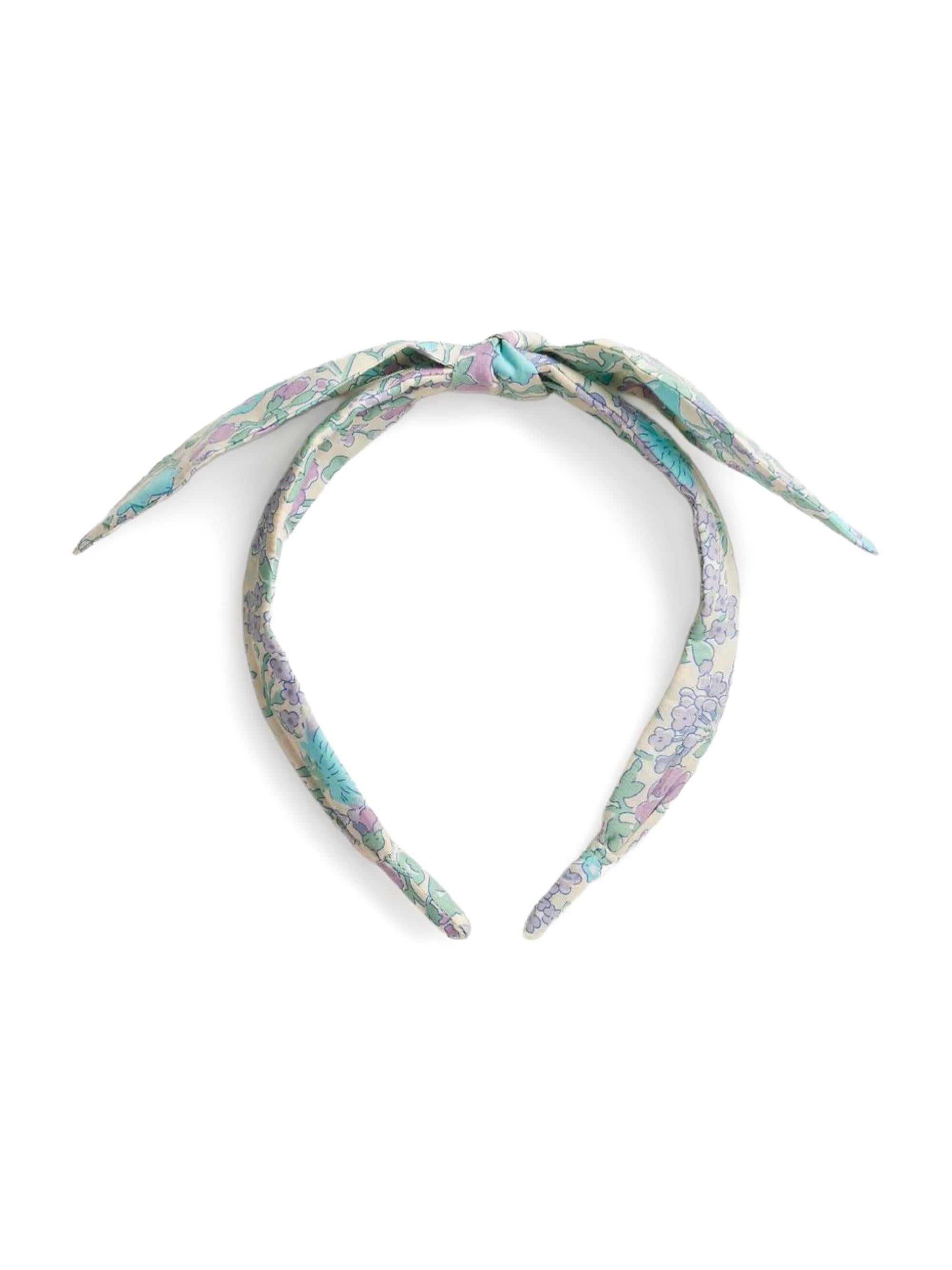 Cerchietto per bambina Bonpoint viola con stampa a fiori C06GHAW00005 556 BONPOINT KIDS 