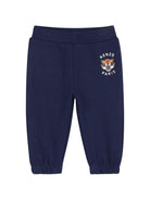 Set tuta sportiva per neonato Kenzo Kids blu con stampa tigre sul davanti K61720 84N KENZO KIDS 