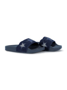 Ciabatte per bambina Stella McCartney blu con motivo a stelle TY0C06 Z3624 999 STELLA McCARTNEY KIDS 