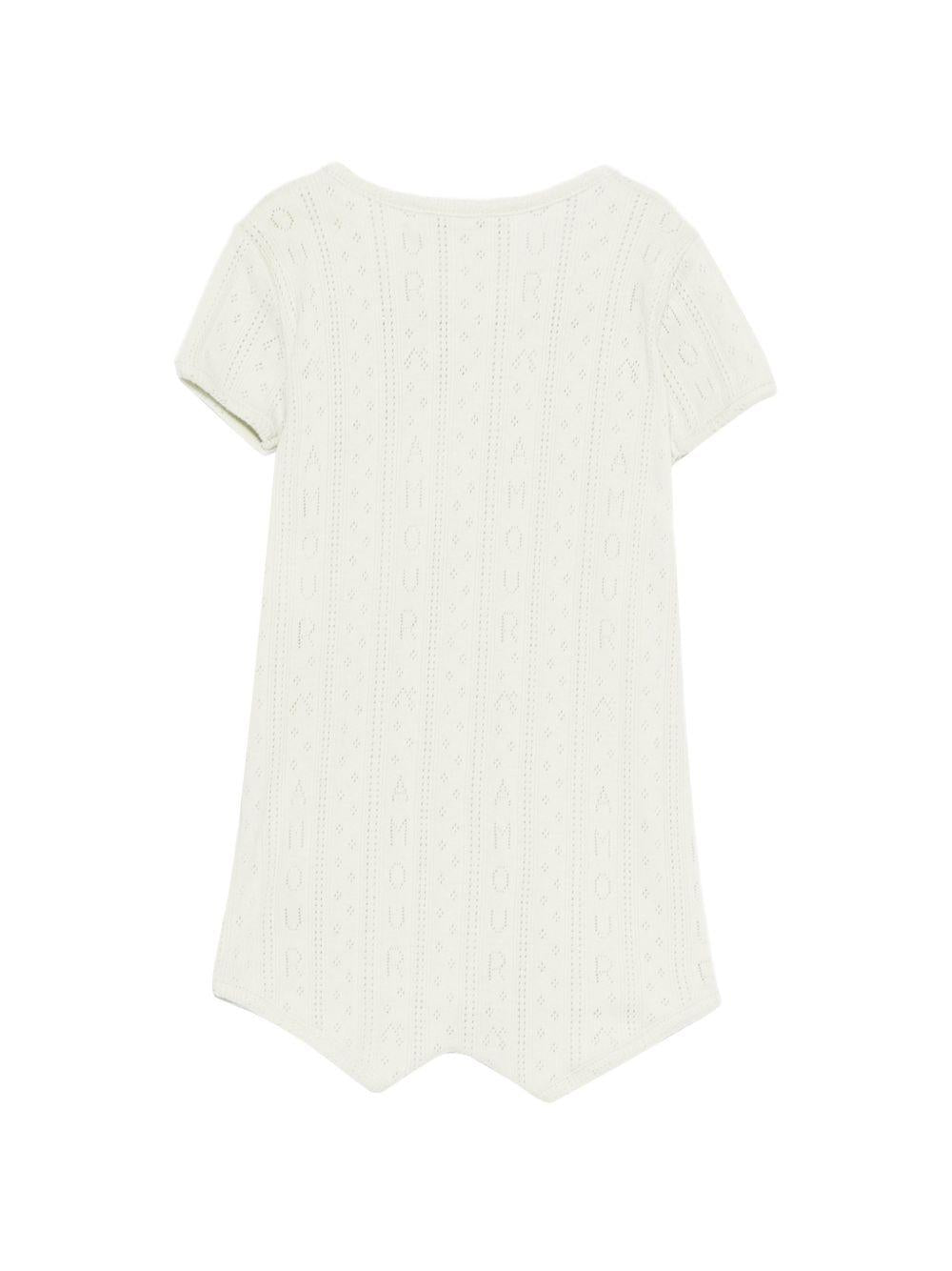 Tutina per neonati Bonpoint verde con lavorazione pointelle S06ONIK00010 041C BONPOINT KIDS 