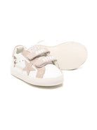 Sneakers Baby School per neonati Golden Goose Kids beige con applicazione a stella F00166F008018 12377 GOLDEN GOOSE KIDS 