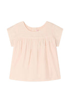 Blusa Arli per neonata Bonpoint rosa con scollo tondo S06XBLW00004 121A BONPOINT KIDS 