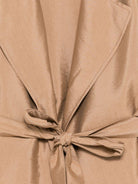 Giacca per donna Alysi marrone con cintura rimovibile 116919 P6215 PELLE ALYSI 