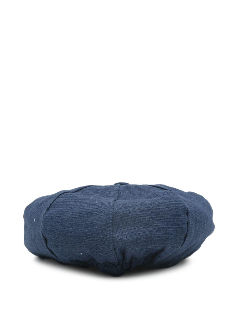 Cappello per neonato Colorichiari blu con dettaglio con bottone MN928412 4917 60 COLORICHIARI KIDS 