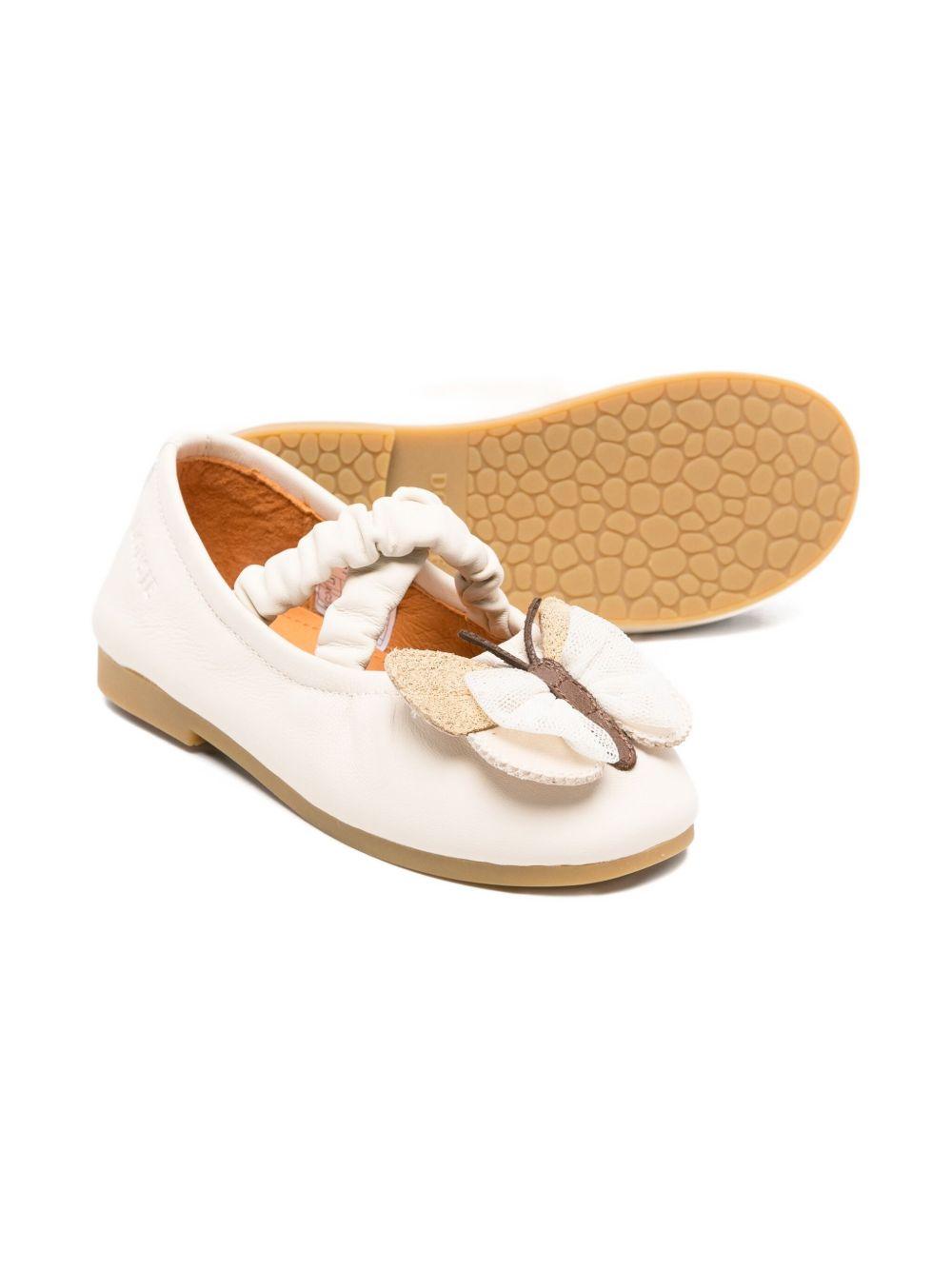 Ballerine Mileni per bambina Donsje beige con decorazioni a farfalla 2030400 SW008 DONSJE 