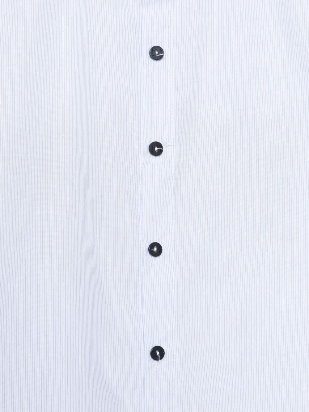 Camicia smanicata per bambino MSGM Kids azzurro con colletto alla coreana S5MSJBSI031 050 MSGM KIDS 