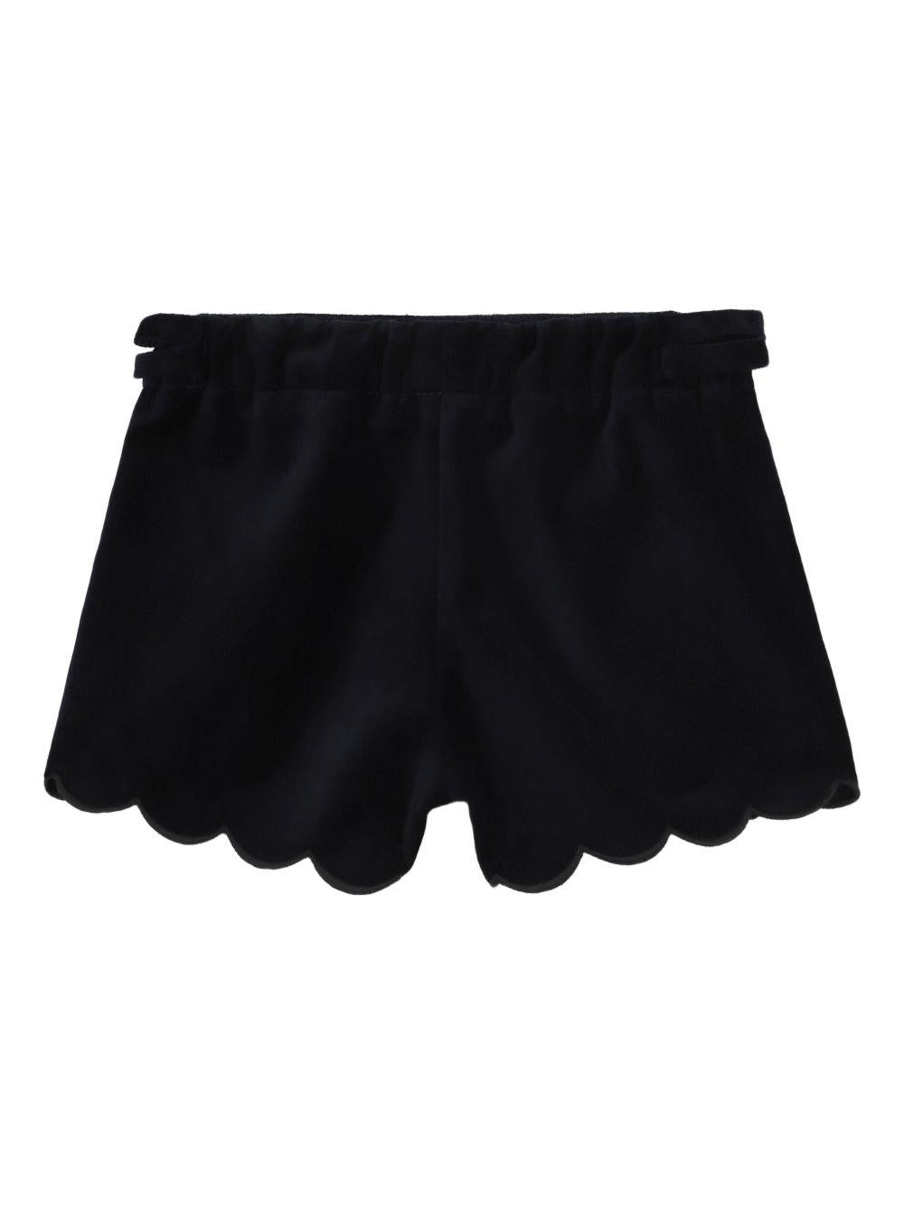 Set t-shirt e shorts per neonata Chloé Kids multicolore con logo ricamato C20719 N68 CHLOE' KIDS 