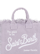 Borsa Colette MC2 Saint Barth lilla con dettaglio frange COL0001 02562L MC2 ST. BARTH KIDS 
