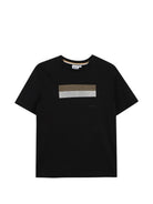 T-shirt per bambino Boss Kids nero con stampa grafica J52979 09B BOSS KIDS 