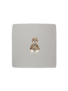 Coperta per neonati Etro Kids grigia con motivo orsetto e logo stampato GZ0550 Z3188 806 ETRO KIDS 