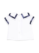 Camicia per neonato JESURUM BABY Ottavio bianco con bordo a righe OTTAVIO VAR.84 JESURUM 