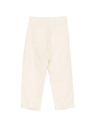 Pantaloni per bambino Emporio Armani Kids beige con dettagli plissettati EB000903 AF21040 U1079 EMPORIO ARMANI KIDS 