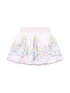 Gonna Alice MONNALISA x Disney per neonata Monnalisa rosa con fodera integrale 31E703 5660 9990 MONNALISA KIDS 