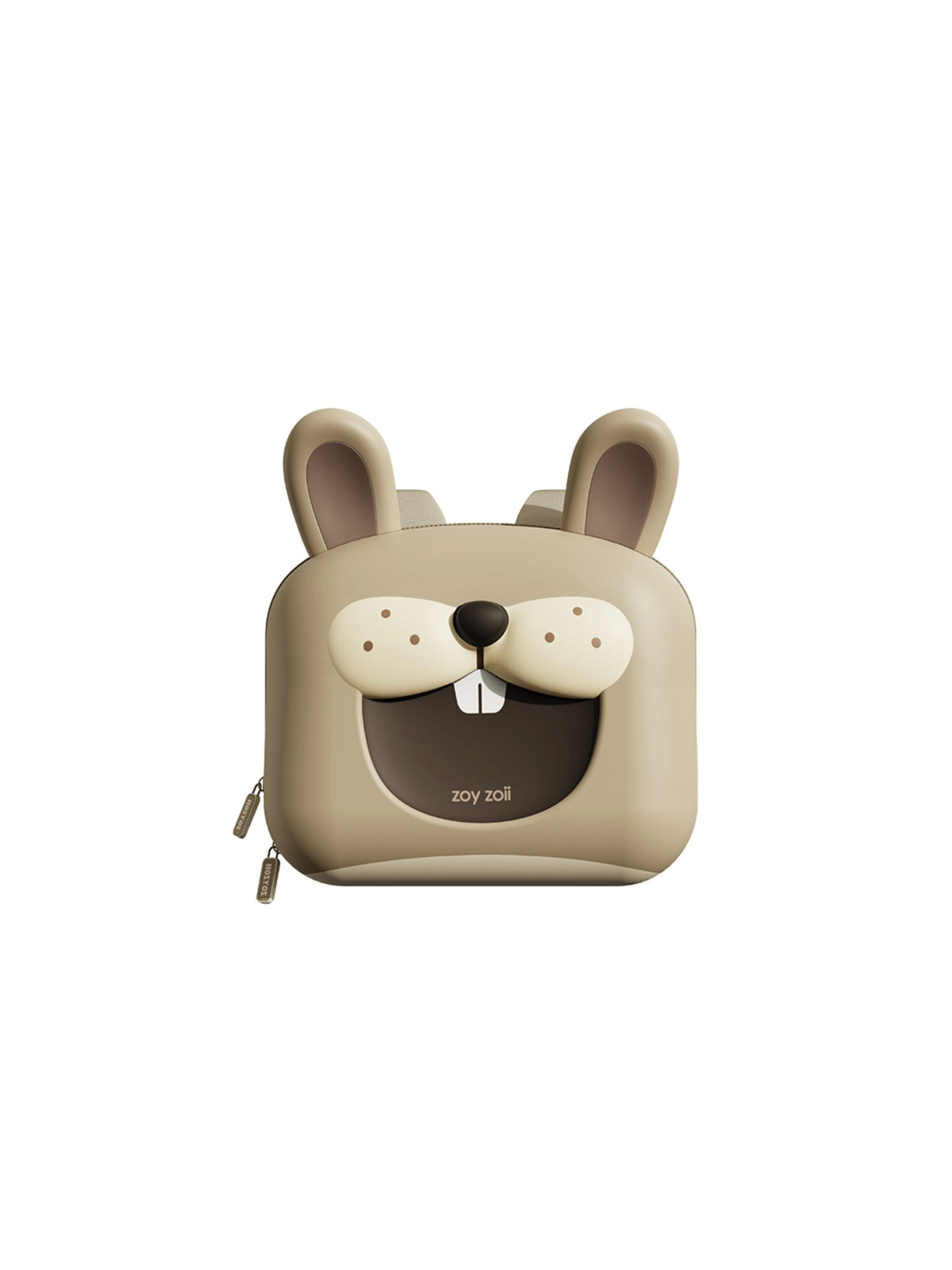 Zaino per bambini Zoy Zoii beige a forma di lepre B8 BAG ANIMAL HARE ZOY ZOII 