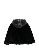 Giubbino per bambina Herno Kids nero con texture teddy GC000060G12630 9300 HERNO KIDS 