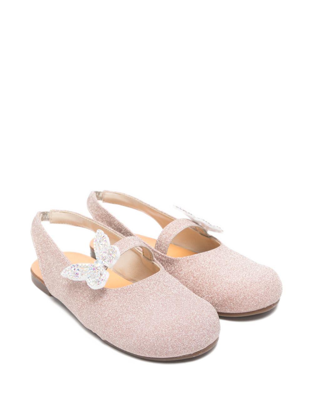 Ballerine per bambina BabyWalker rosa con cinturino posteriore PB5881 DUSTY PINK BABYWALKER KIDS 