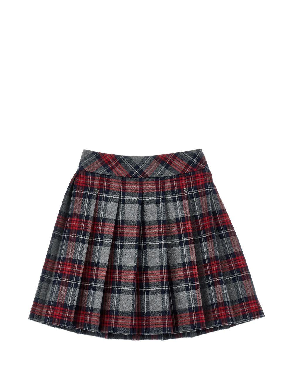 Gonna per bambina Monnalisa Kids multicolore con motivo tartan 18HGON 8321 3156 MONNALISA KIDS 