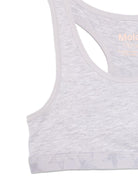 Set di 2 top per bambina Molo Jade grigio e beige con fascia elasticizzata 2NOSQ302 8529 MOLO KIDS 