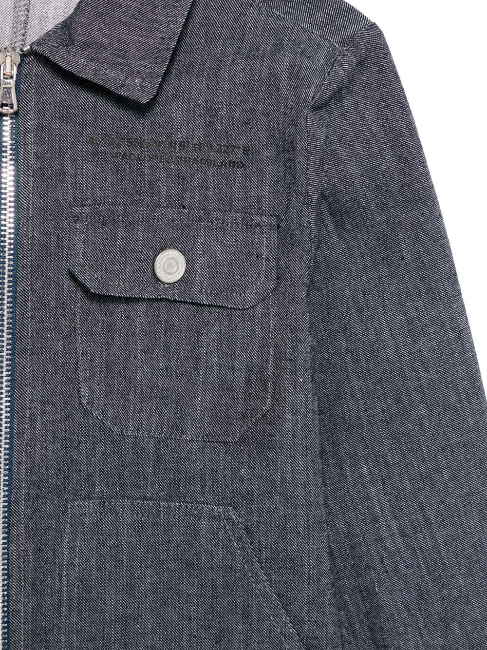 Giubbino per bambino Paolo Pecora Kids denim con chiusura frontale con zip PP4003 BLU PAOLO PECORA KIDS 