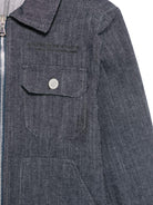 Giubbino per bambino Paolo Pecora Kids denim con chiusura frontale con zip PP4003 BLU PAOLO PECORA KIDS 