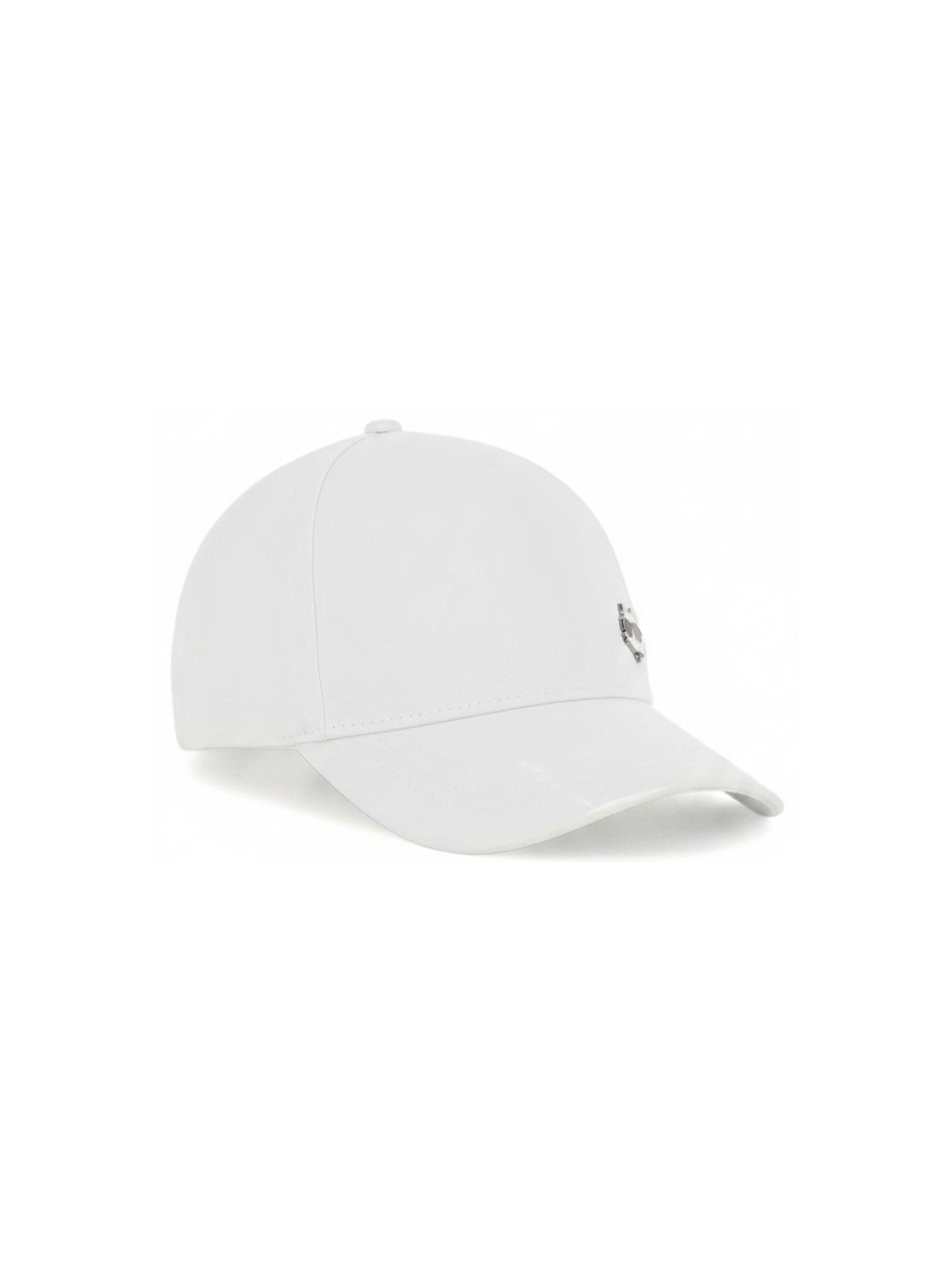 Berretto per bambini Karl Lagerfeld Kids bianco con dettaglio gatto Z31196 10P KARL LAGERFELD KIDS 