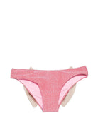 Slip bikini per neonata MC2 Saint Barth Kids rosa con dettaglio fiocco sul retro MAD0001 00064L MC2 ST. BARTH KIDS 
