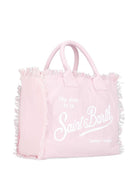 Borsa Vanity MC2 Saint Barth rosa con dettagli frange VANI001 09197L MC2 ST. BARTH KIDS 