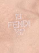 Felpa per neonata Fendi Kids rosa con logo ricamato BUH086 5V0 F0ZKY FENDI KIDS 