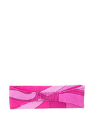 Cerchietto per neonata Emilio Pucci Junior rosa con motivo astratto PY0A14 Z3687 570BC EMILIO PUCCI KIDS 
